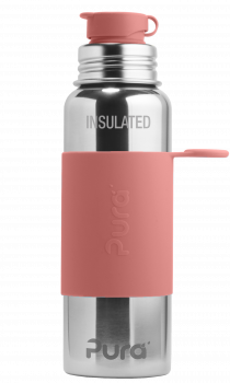 Pura Stainless steel Insulated Sport bottle 600ml Sleeve