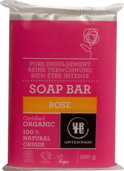 URTEKRAM Organic Rose Hand Soap 100 g