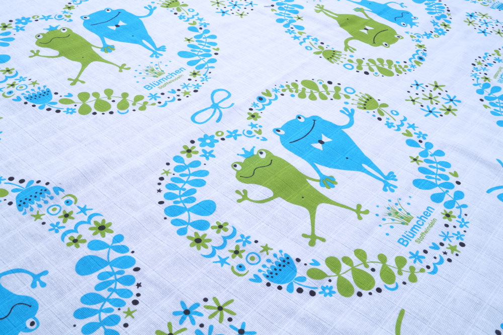 Blümchen muslin 120x120cm Organic Cotton (Pack of 2)