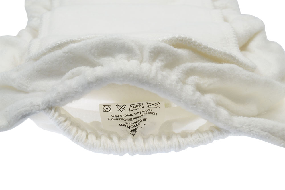 Blümchen daypack OneSize "Kuschel" diaper Organic Cotton SLIMFIT (3-15kg)
