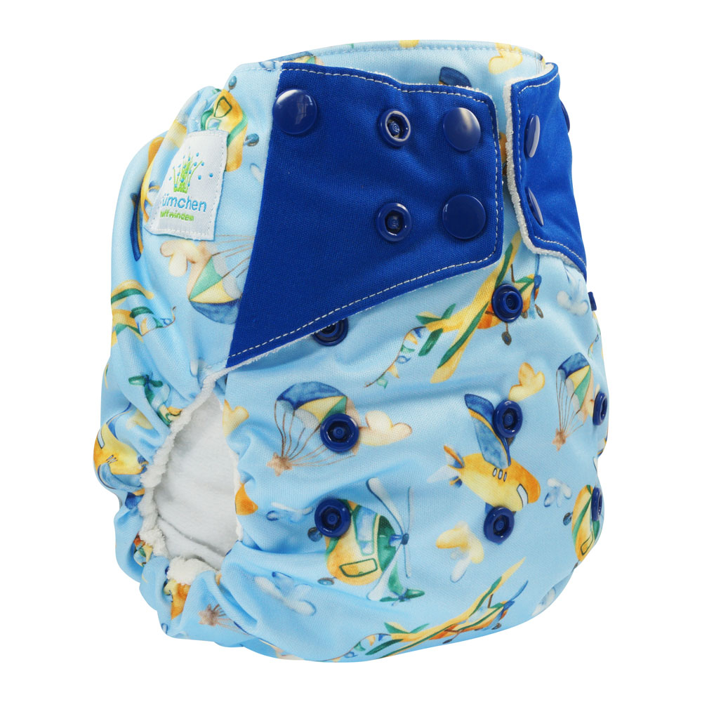 Blümchen Aktionspaket All-in-One Bambus Windel (3,5-15kg)