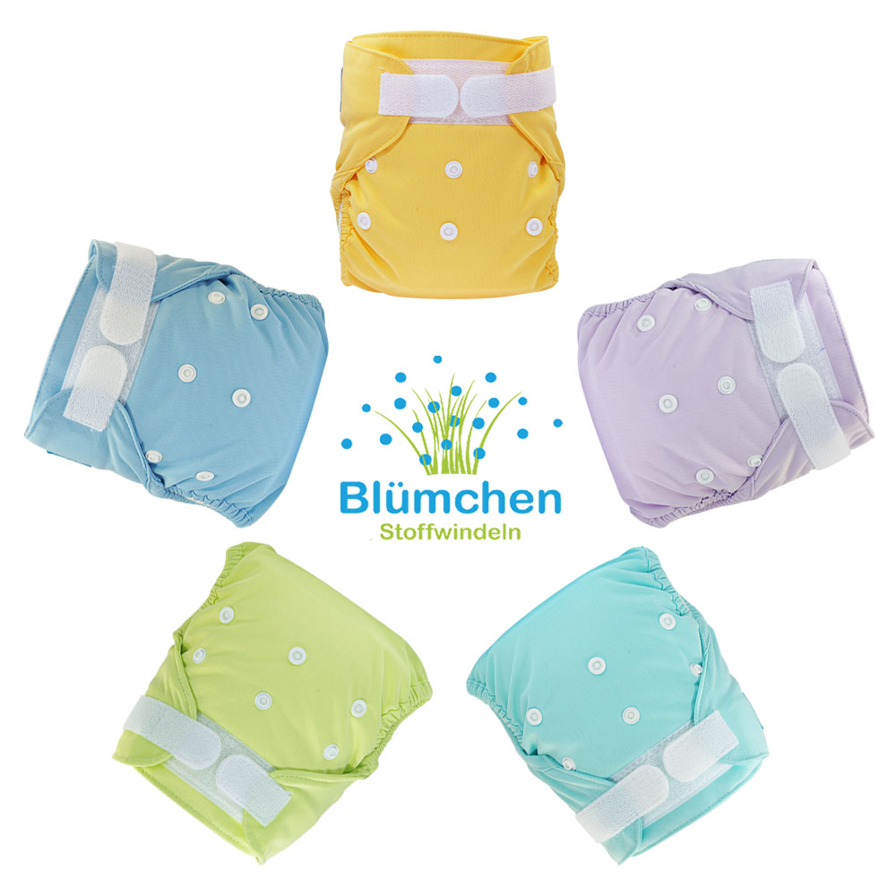 Blümchen Paket Birdseye-Höschenwindeln BioBaumwolle