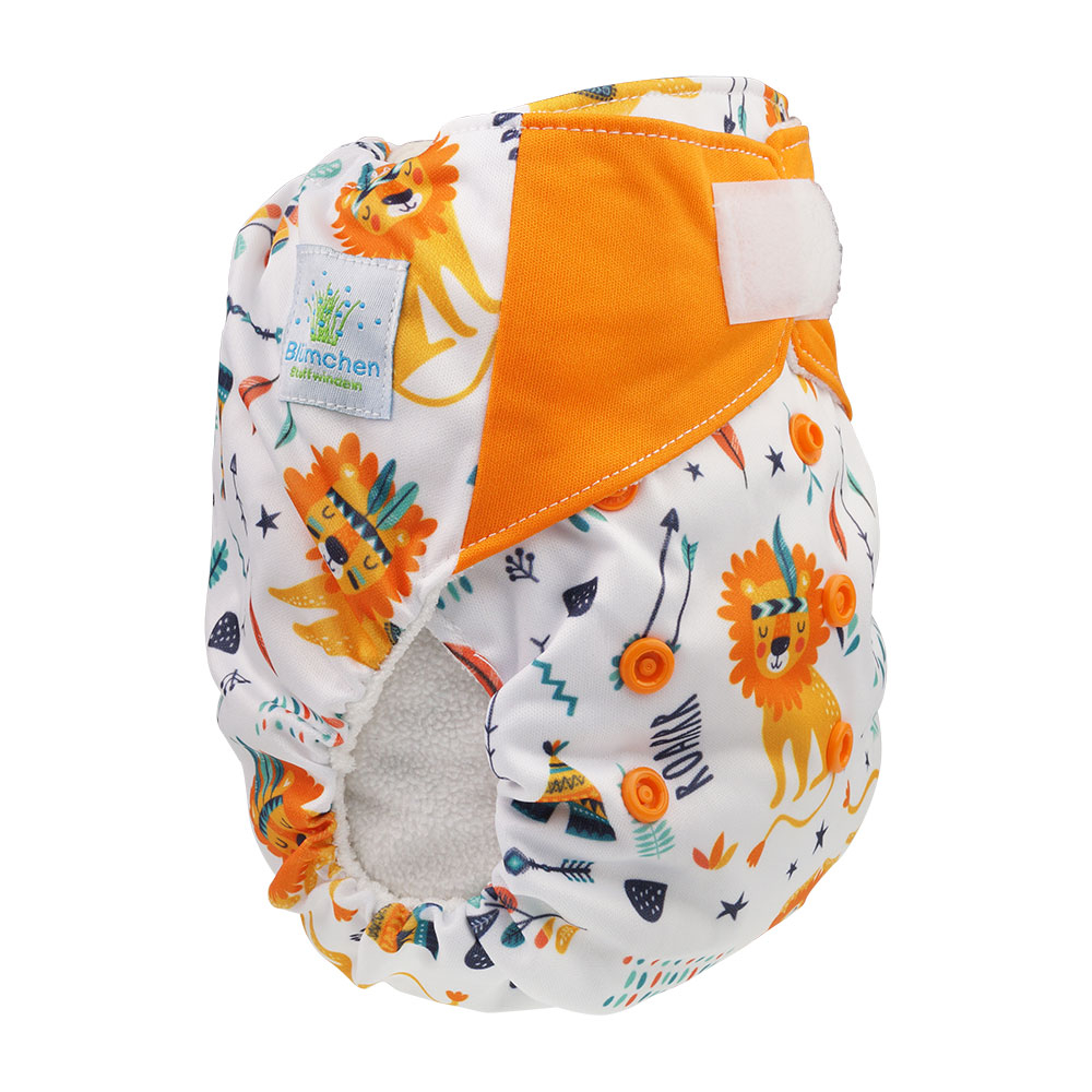 Blümchen All-in-One Bambus Windel Kletter Fanatsy 2 (3,5-15kg)