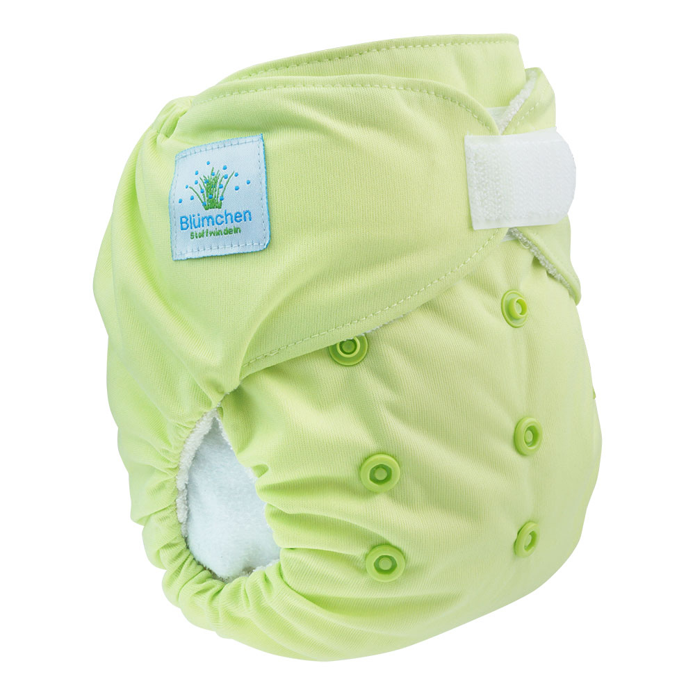 Blümchen PREMIUM All-in-One Bamboo diaper velcro (3,5-15kg) pastels