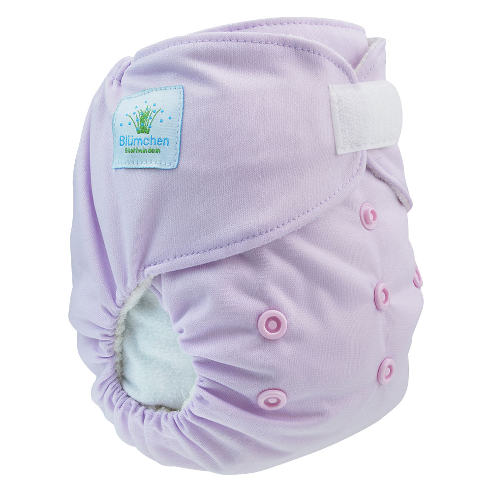 Blümchen PREMIUM All-in-One Bamboo diaper velcro (3,5-15kg) pastels