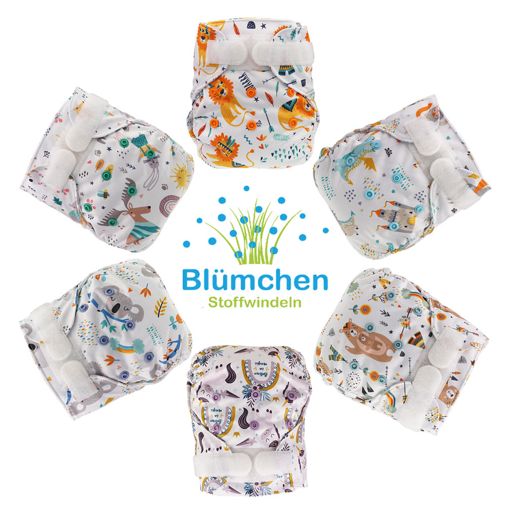 Blümchen Multipack Neugeborenen Bambuswindel (3-7kg) Made in Turkey