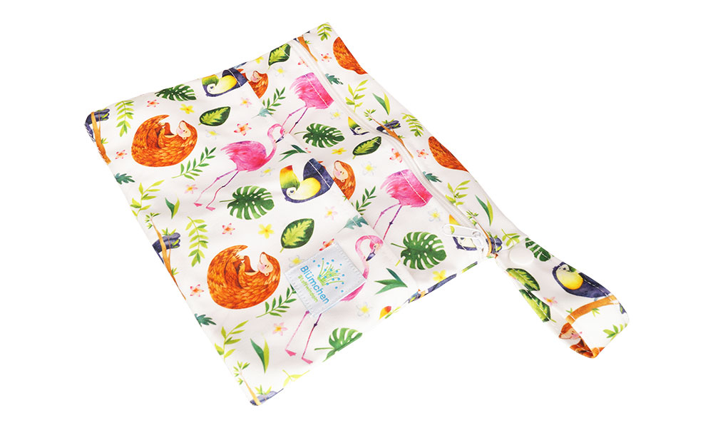 Blümchen PUL Tasche für Slipeinlagen Stilleinlagen XS Wildlife Edition