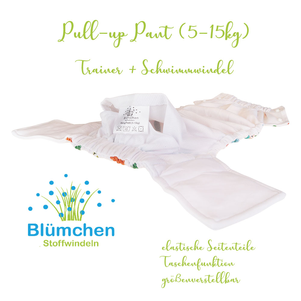 Blümchen Pull-Up pant Cozy Designs 5-15kg (swimdiaper, trainer)