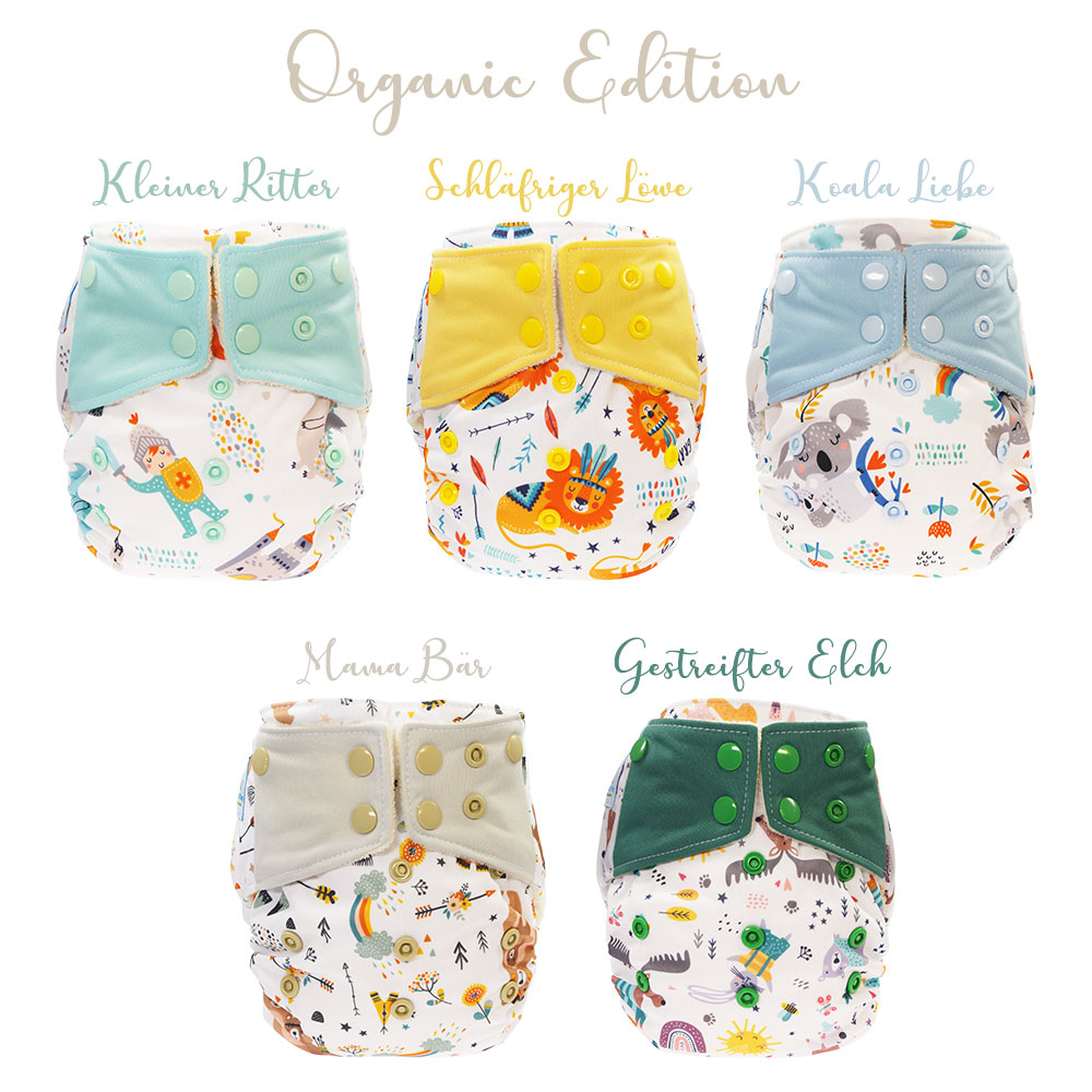 Blümchen multipack ORGANIC All-in-One diaper (3,5-15kg)