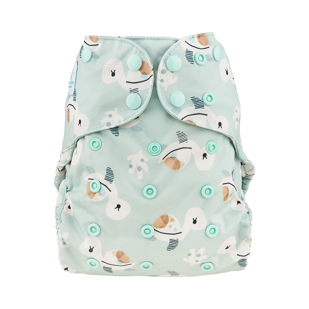 Blümchen 2in1 OneSize ECO Shell Druckknopf Cozy Designs (3-16kg) - recycled Polyester