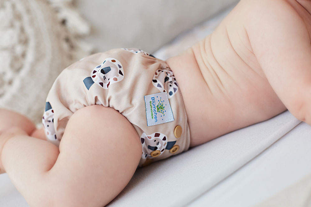 Blümchen Multipack All-in-Taschenwindel Bambus (3,5-15kg) Cozy Designs (ohne Mikrofaserkern)