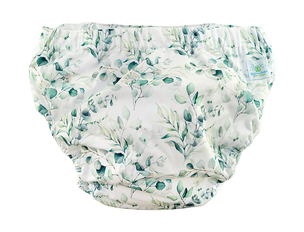 Blümchen Adult/ Junior 2in1 incontinence pant FLORAL white (without pad)
