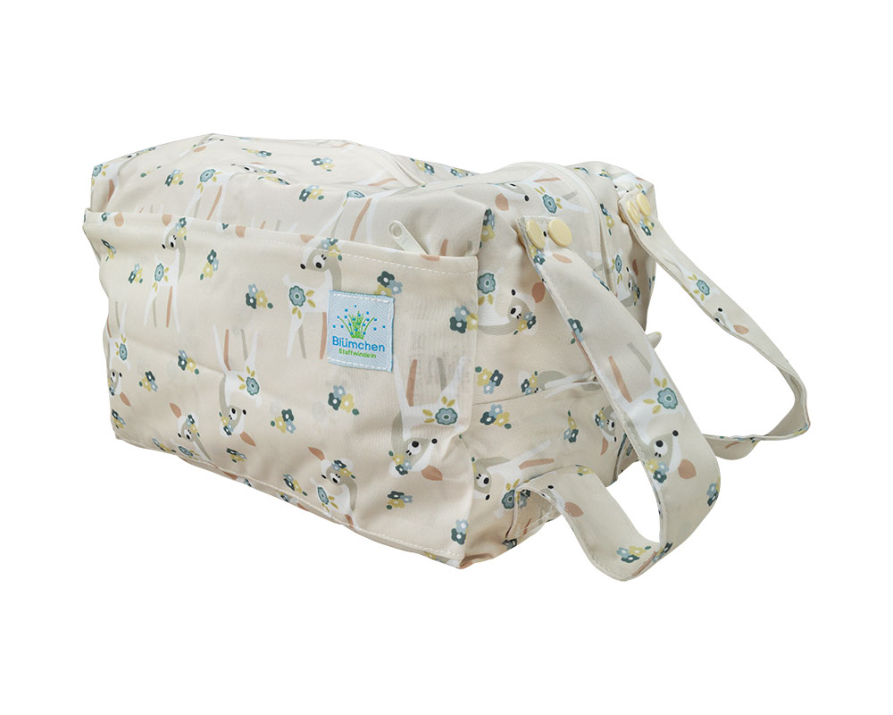 Blümchen wetbag trolley bag - recycled Polyester