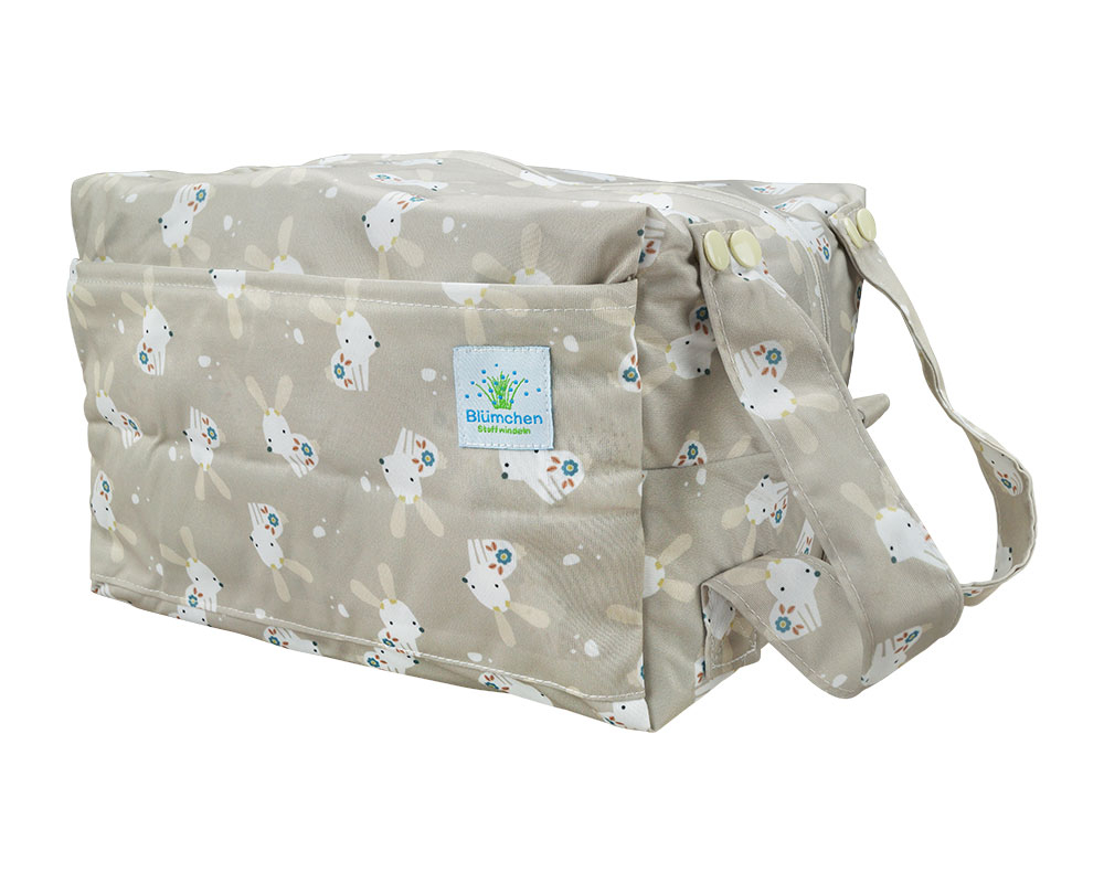 Blümchen wetbag trolley bag - recycled Polyester