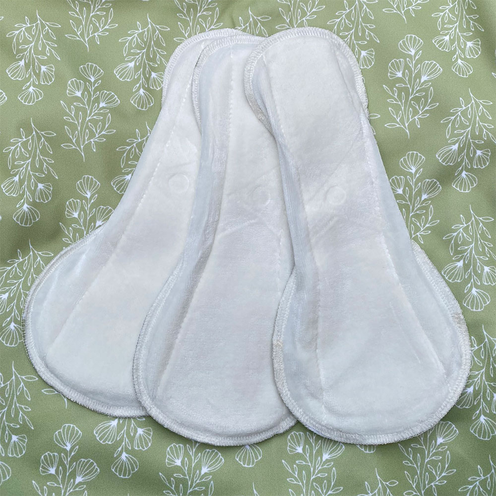 Blümchen waterproof butterfly pads/ Panty liners HEMP bamboo 3pcs.