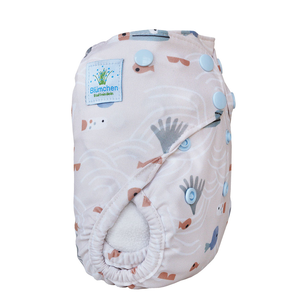 Blümchen 2in1 XS Shell Druckknopf COZY (2-7kg) - Made in Turkey
