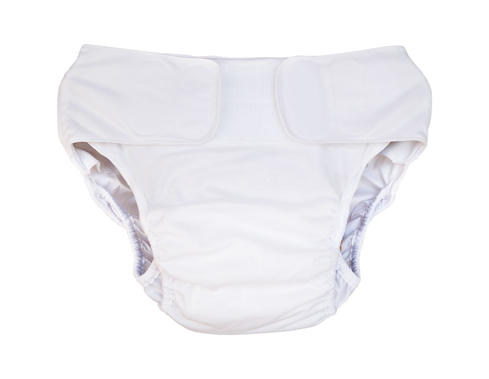 Blümchen Jugend/ Erwachsenen 2in1 Inkontinenzhose weiss (ohne Saugeinlage)