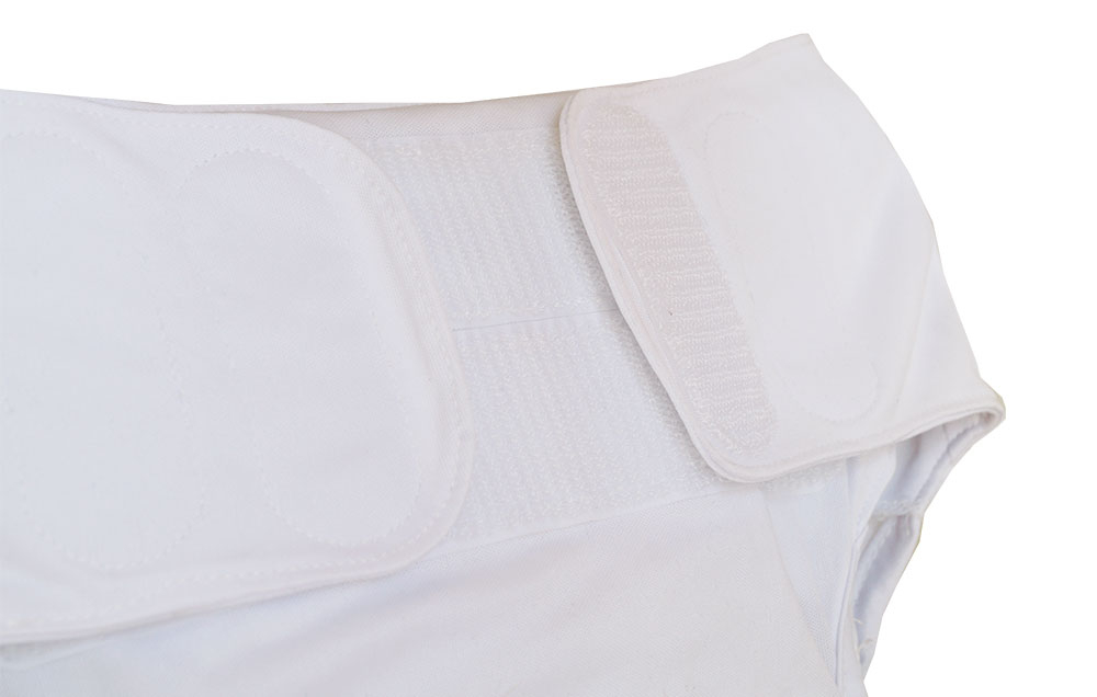 Blümchen Jugend/ Erwachsenen 2in1 Inkontinenzhose weiss (ohne Saugeinlage)