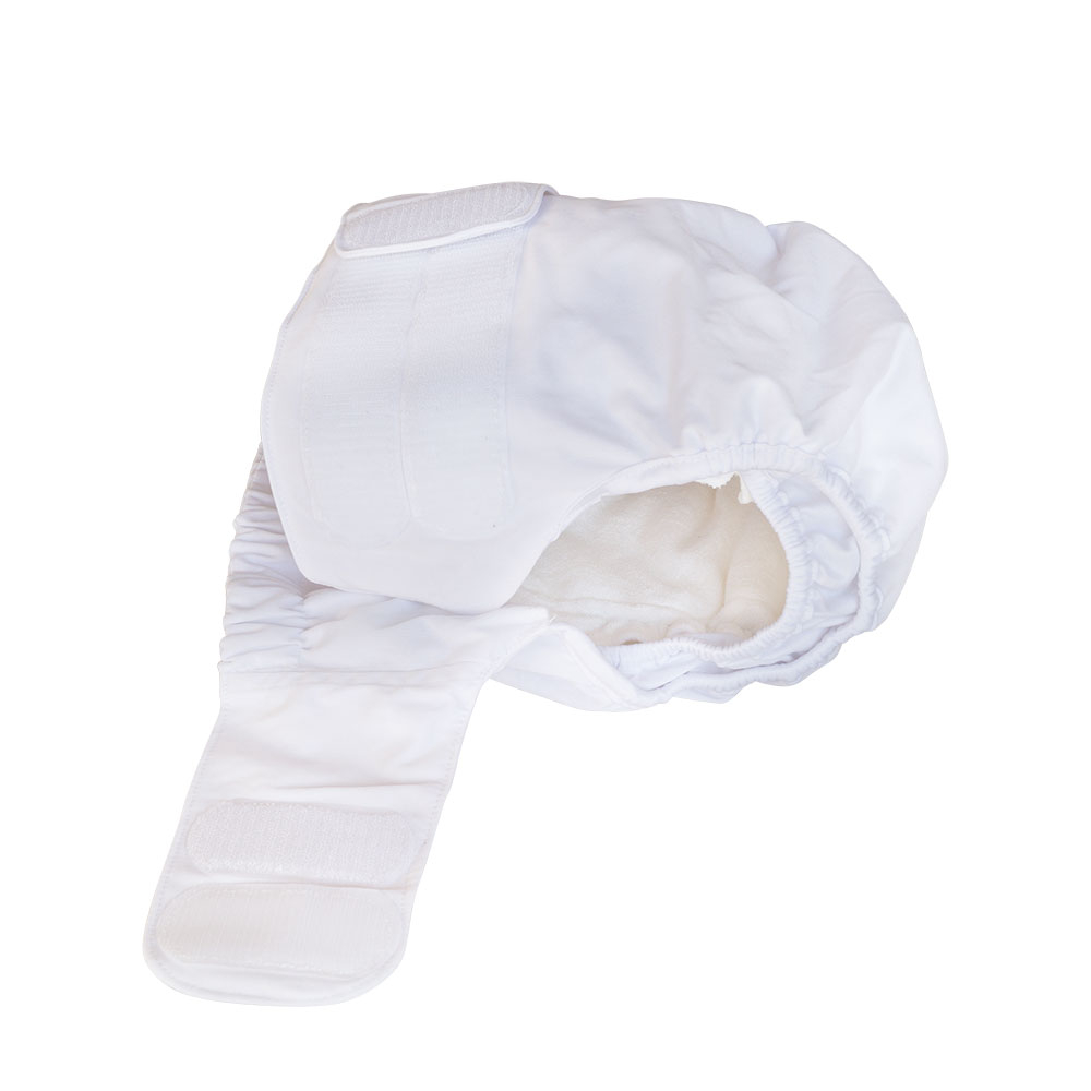 Blümchen Jugend/ Erwachsenen 2in1 Inkontinenzhose weiss (ohne Saugeinlage)