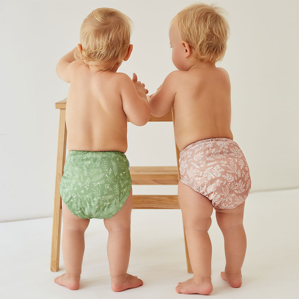 Blümchen OneSize Drucki Überhose (3,5-16kg) FLORAL - recycled Polyester