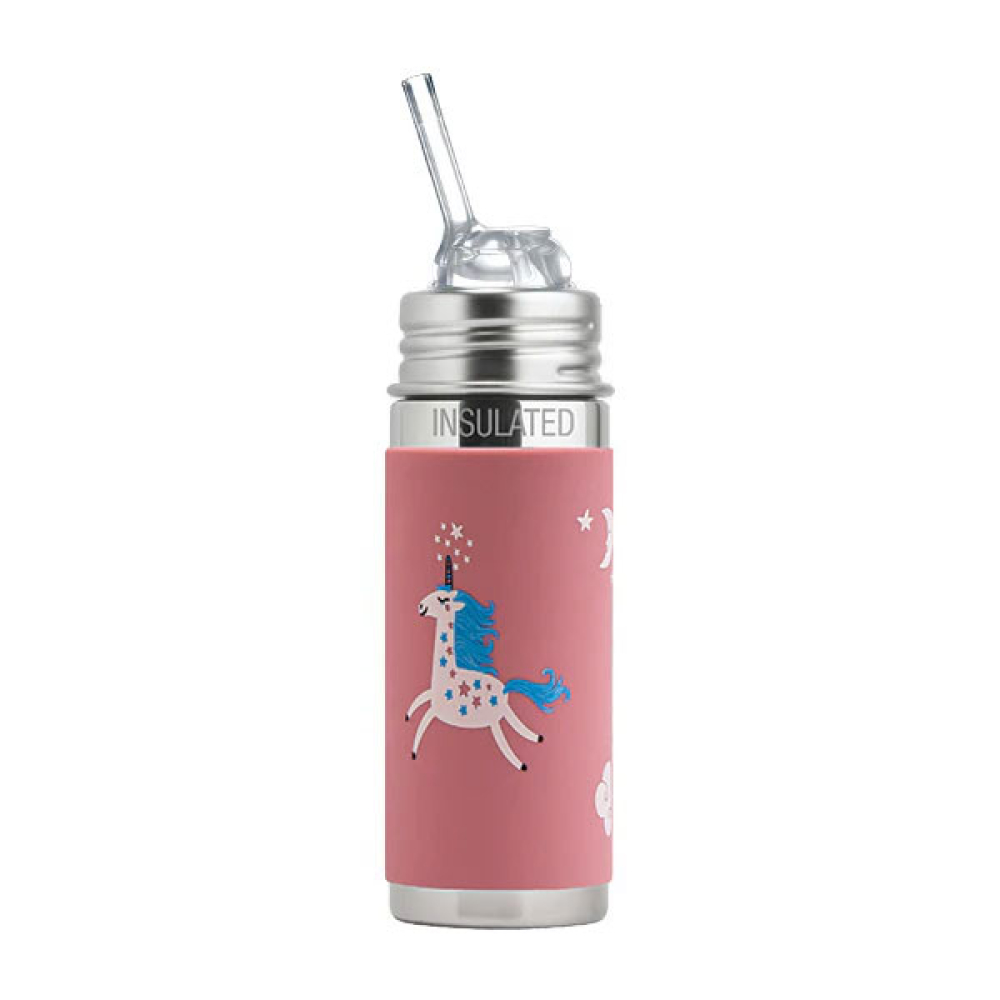 Purakikki insulated Stainless steel Insulated KIDDO straw bottle