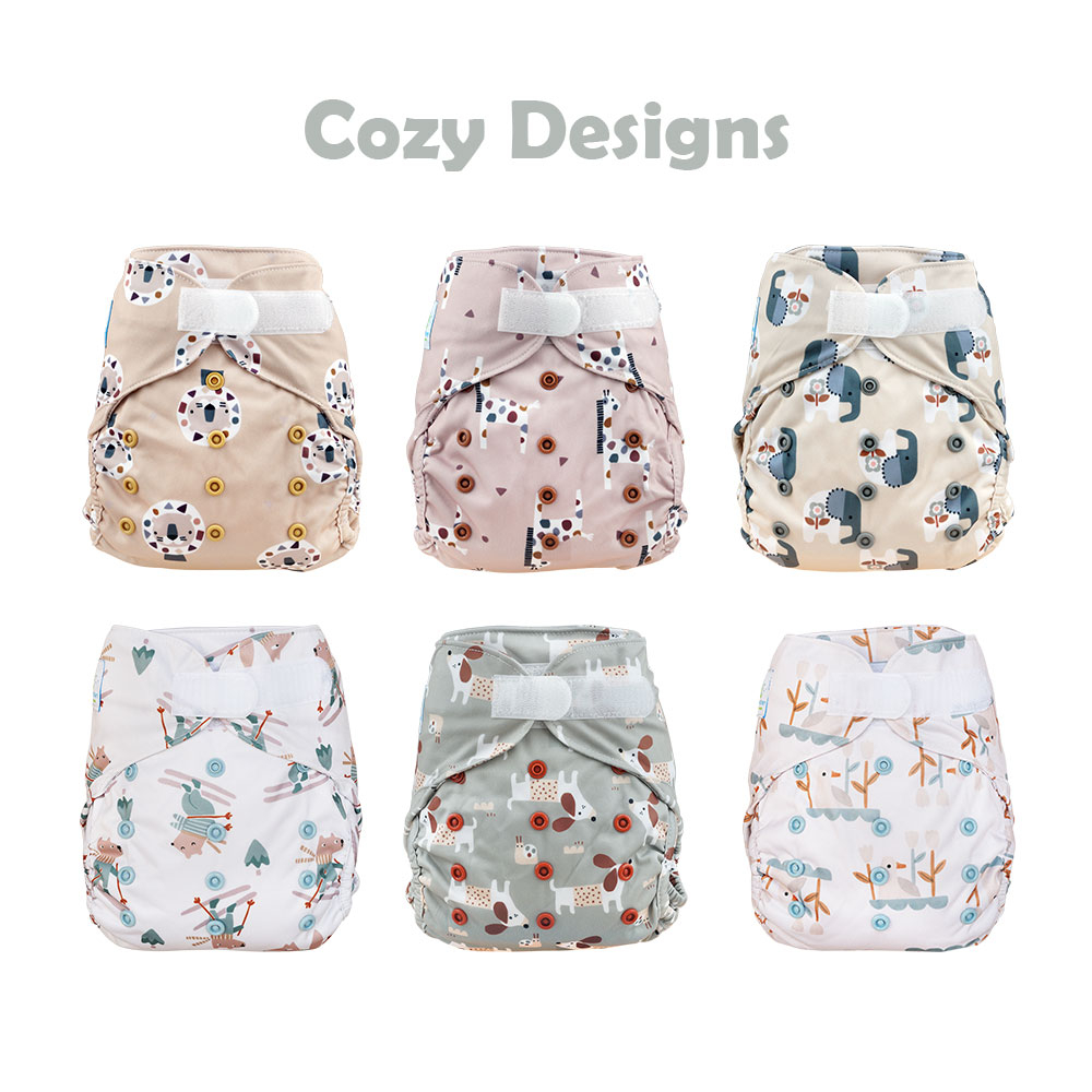 Blümchen 2in1 OneSize ECO Shell Kletter Cozy Designs (3-16kg) - recycled Polyester