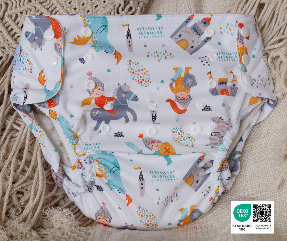 Blümchen 2in1 XL Shell Überhose Druckknopf (8-25kg) - Made in Turkey