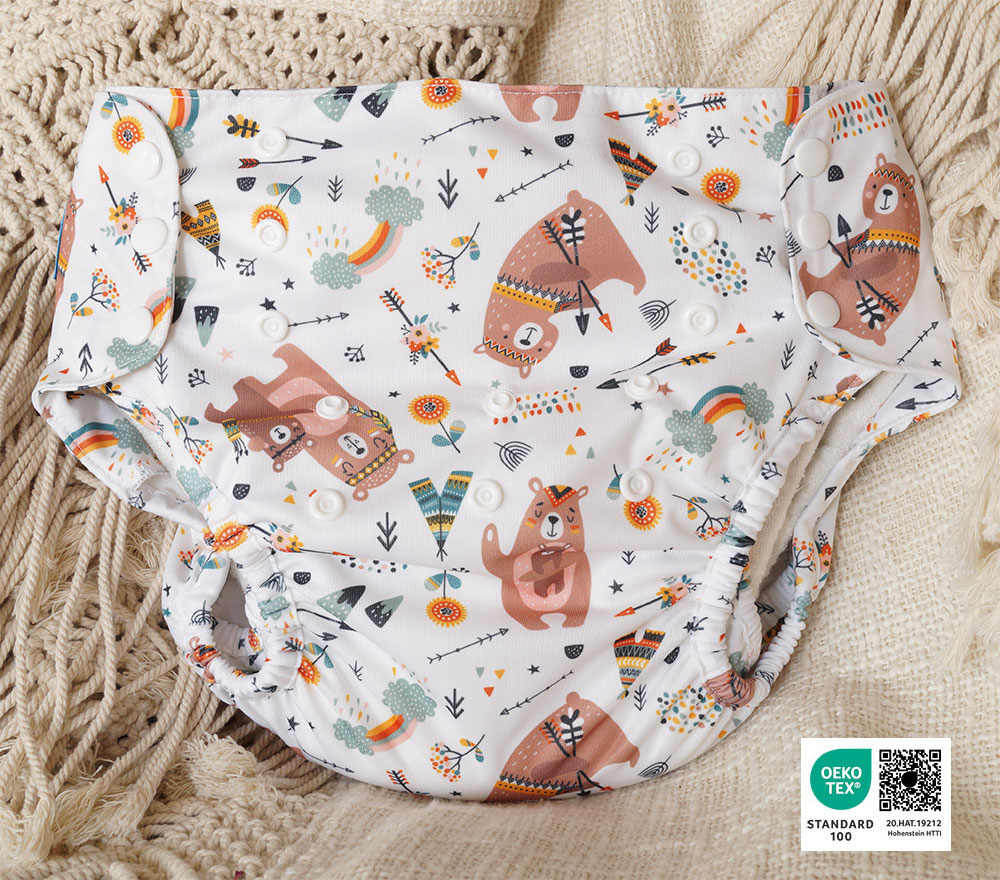 Blümchen 2in1 XL Shell Überhose Druckknopf (8-25kg) - Made in Turkey