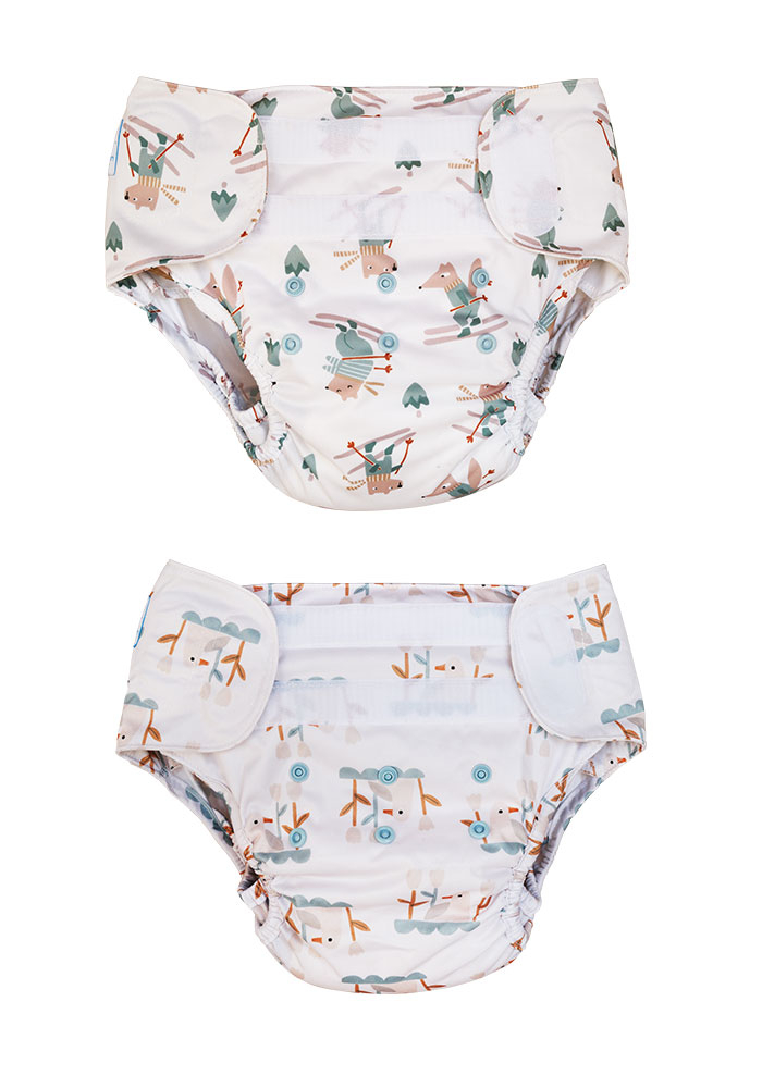 Blümchen XL diaper cover COZY hook and loop (8-25kg) - recycled Polyester