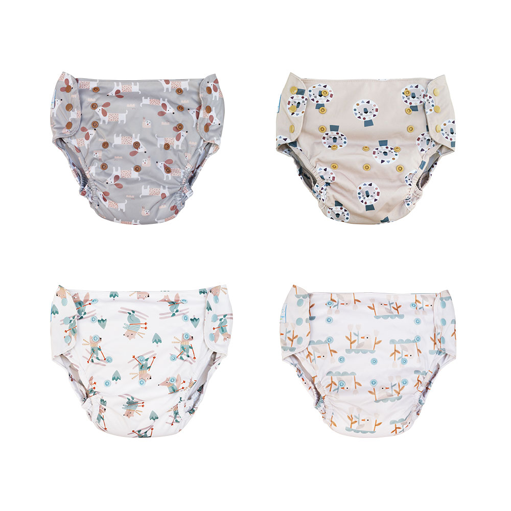 Blümchen XL Überhose PUL Druckis COZY DESIGNS - recycled Polyester