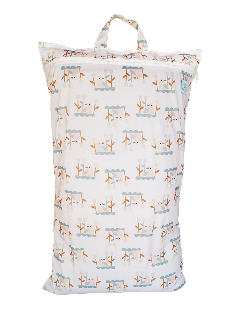 Blümchen hängender Windelsack XL mit Zip Cozy Designs