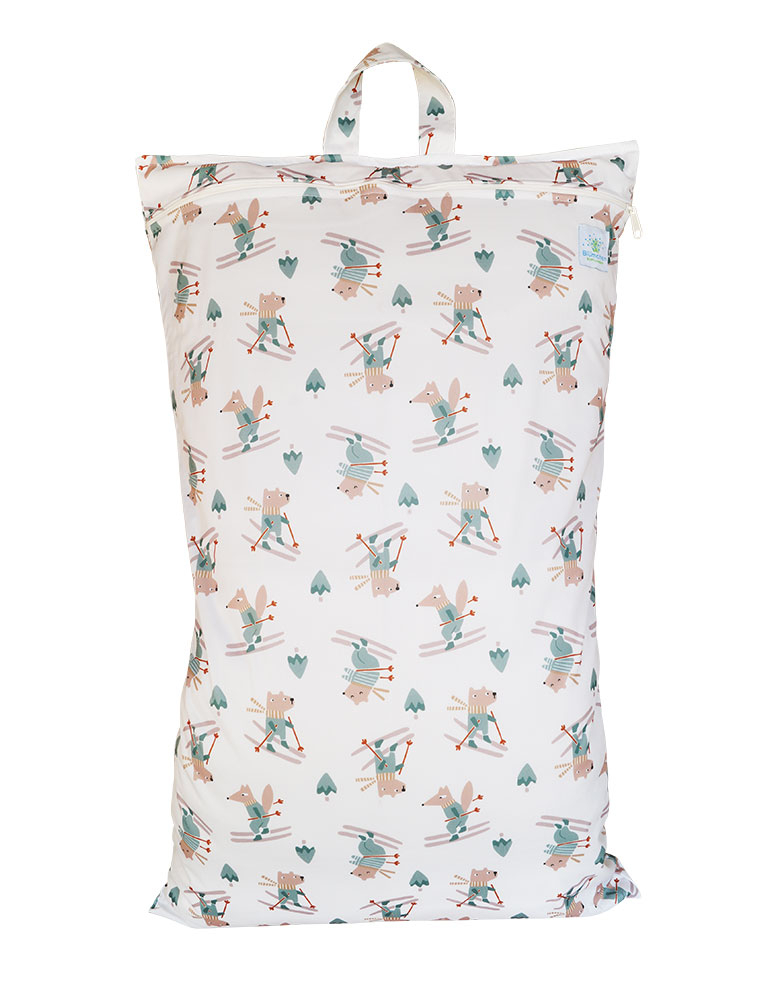 Blümchen hängender Windelsack XL mit Zip Cozy Designs