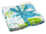 Blümchen Mulltuch Bio-Baumwolle 120x120cm (2er Pack)