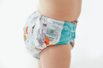 Blümchen Tagespaket All-in-One Bambus Windel (3,5-15kg)