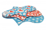 Blümchen waterproof butterfly pads/ Panty liners 3pcs. Organic cotton