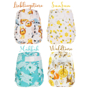 Blümchen diaper cover OneSize (3,5-16kg) Hook and Loop limited Edition