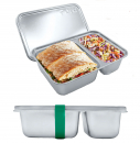 PURA LUNCH combi pack 2 stainless steel food containers