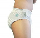 Blümchen Adult/ Junior incontinence pull-up pant snap white