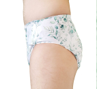 Blümchen Jugend/ Erwachsenen 2in1 Schutzhose FLORAL weiss (ohne Saugeinlage)