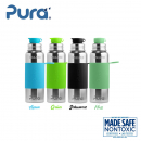 Pura Stainless steel Insulated Sport bottle 600ml Sleeve